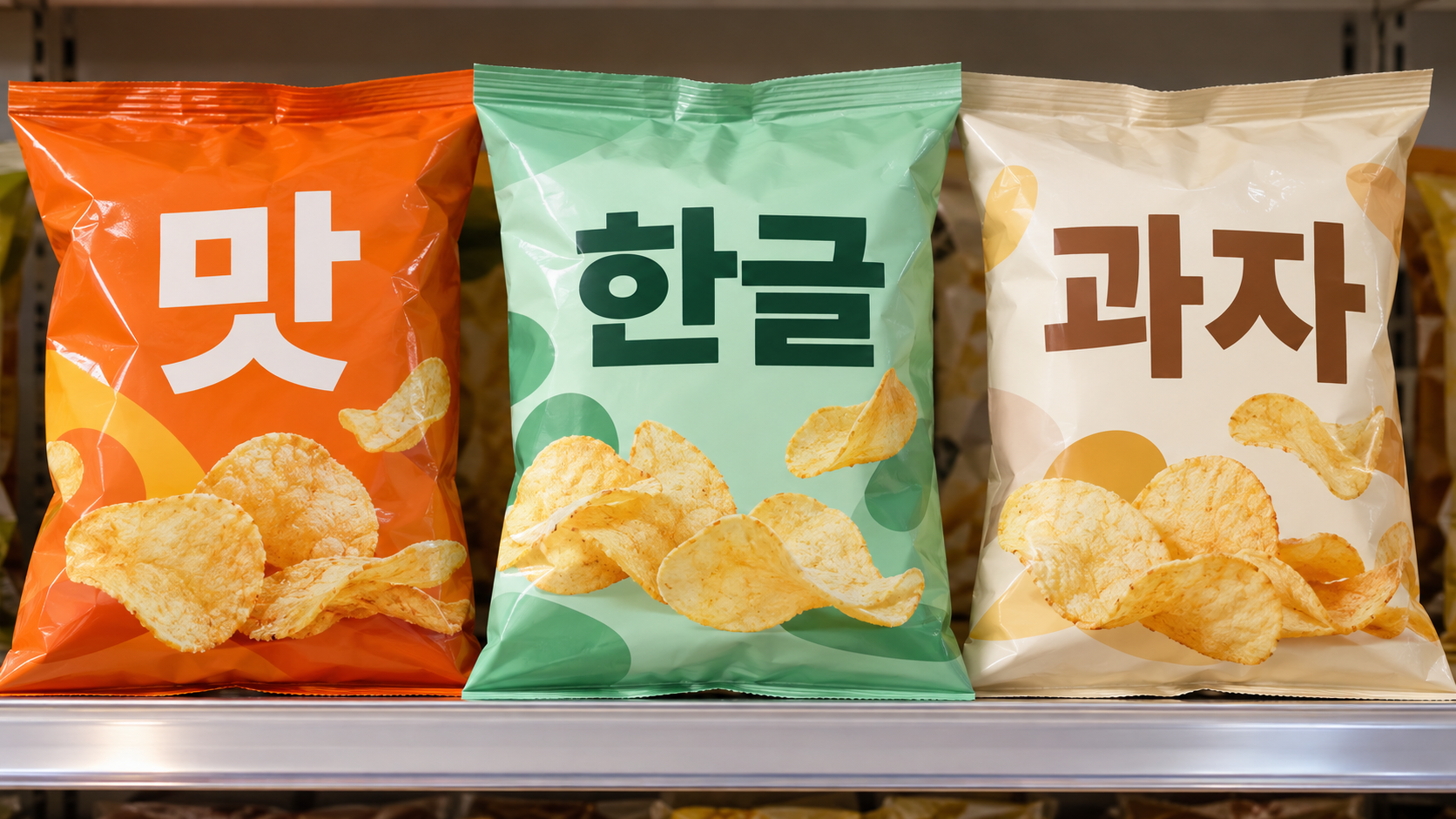 오리온이 해외 과자 봉지에 한글을 넣어요