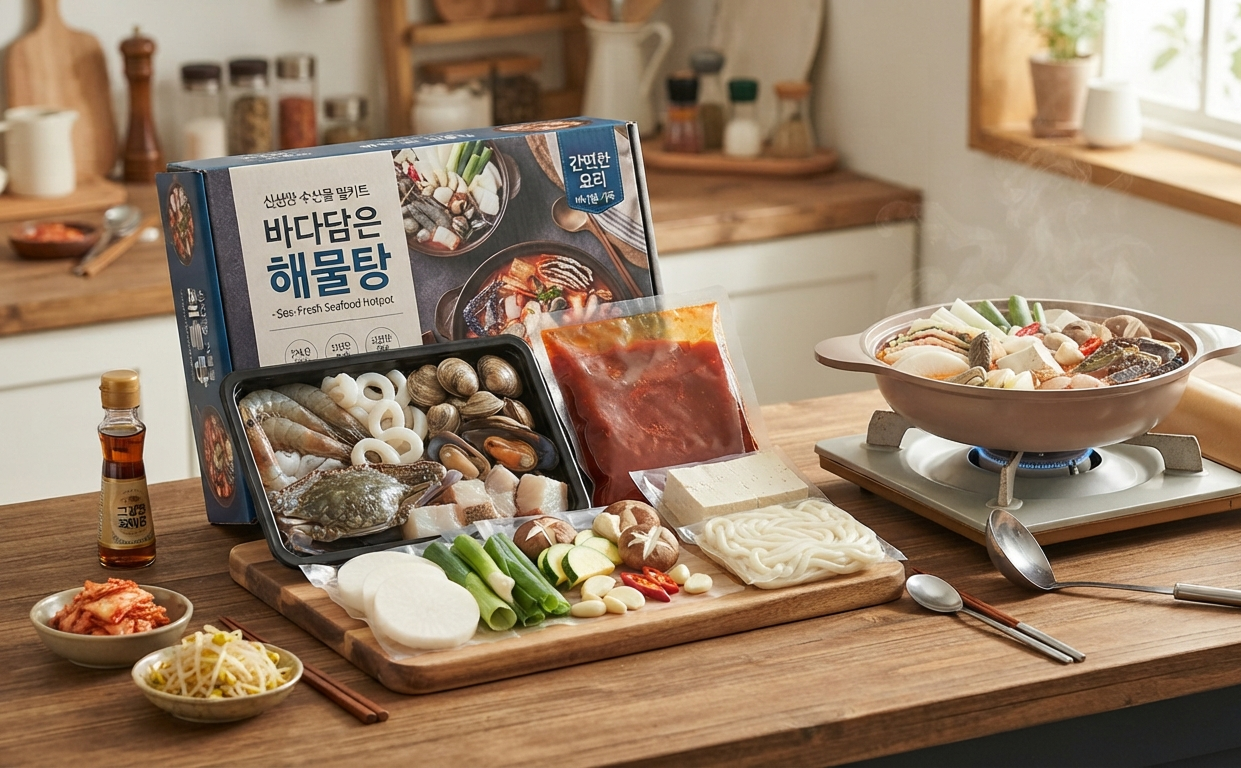 수산물도 밀키트로 바꿔 파니 값이 올라요, 경남 수출이 반년 만에 목표 절반을 넘겼어요